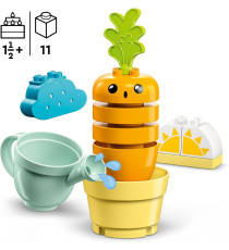 Lego Duplo - Una carota che cresce - LEGO 10981 Gioco Impilabile di Verdura e Accessori 11pz Anni 1.5+