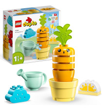 Lego Duplo - Una carota che cresce - LEGO 10981 Gioco Impilabile di Verdura e Accessori 11pz Anni 1.5+
