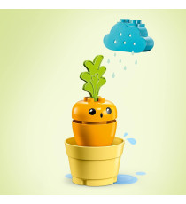 Lego Duplo - Una carota che cresce - LEGO 10981 Gioco Impilabile di Verdura e Accessori 11pz Anni 1.5+