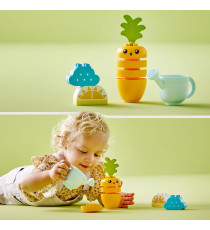 Lego Duplo - Una carota che cresce - LEGO 10981 Gioco Impilabile di Verdura e Accessori 11pz Anni 1.5+