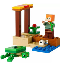 Lego Minecraft - La spiaggia delle tartarughe - Lego 30432 -RARO-  Minecraft Polybag Set 46pz Anni 6+