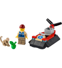 Lego City - Wildlife Rescue Hovercraft - Lego 30570 -RARO- Lego Polybag City Set 35pz + 1 minifigura Anni 5+ Lego City - Wildlife Rescue Hovercraft - Lego 30570 -RARO- Lego Polybag City Set 35pz + 1 minifigura Anni 5+