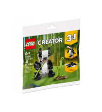 Lego Creator 3 in 1- Panda Orso - Lego 30641 -RARO- Polybag City Set 83pz puoi costruire:orso panda,orca,pinguino Anni 6+ Lego Creator 3 in 1- Panda Orso - Lego 30641 -RARO- Polybag City Set 83pz puoi costruire:orso panda,orca,pinguino Anni 6+