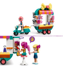 Lego Friends - Boutique di moda mobile - Lego 41719 -RARO- Moda Mobile, con Motorino Elettrico, Parrucchiere 94pz  Anni 6+