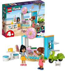 Lego Friends - Negozio di ciambelle - Lego 41723 -RARO- Mini Bamboline Liann e Leo e Scooter 63pz  Anni 4+