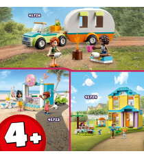 Lego Friends - Negozio di ciambelle - Lego 41723 -RARO- Mini Bamboline Liann e Leo e Scooter 63pz  Anni 4+