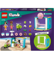 Lego Friends - Negozio di ciambelle - Lego 41723 -RARO- Mini Bamboline Liann e Leo e Scooter 63pz  Anni 4+