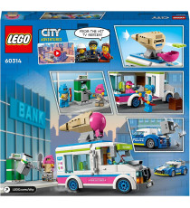 Lego City - Il furgone dei gelati e l’inseguimento della polizia - Lego 60314 -RARO-  317pz Anni 5+
