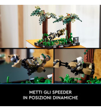 LEGO Star Wars - Diorama Inseguimento con lo speeder su Endor - Lego 75353 Speeder su Endor con Luke Skywalker 608pz Anni 18+ LEGO Star Wars - Diorama Inseguimento con lo speeder su Endor - Lego 75353 Speeder su Endor con Luke Skywalker 608pz Anni 18+