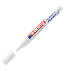 Marcatore permanente a vernice 750 - punta tonda - da 2 a 4 mm - bianco - Edding