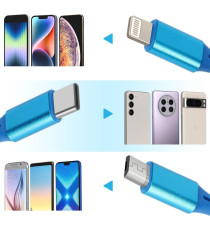 Cavo di ricarica retrattile USB-A 3 in 1 Linq IP-7893 connettore Lightning,MicroUSB,USB-C(Type-C) - Ricarica veloce 2A, Cavo 1mt Cavo di ricarica retrattile USB-A 3 in 1 Linq IP-7893 connettore Lightning,MicroUSB,USB-C(Type-C) - Ricarica veloce 2A, Cavo 1mt