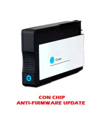 CARTUCCIA COMPATIBILE PER HP 963XL ciano 3JA27AE/3JA23AE con chip anti-firmware update  per Hp 9010,9012,9014,9015,9016 1600 pag