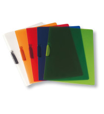 Cartellina con molla Clipper - 22 x 30 cm - trasparente neutro - Fellowes Cartellina con molla Clipper - 22 x 30 cm - trasparente neutro - Fellowes