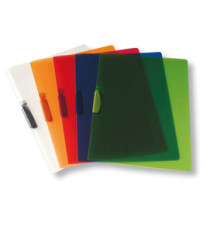 Cartellina con molla Clipper - 22 x 30 cm - trasparente neutro - Fellowes Cartellina con molla Clipper - 22 x 30 cm - trasparente neutro - Fellowes