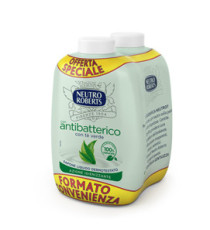Ricarica bis sapone liquido Antibatterico - 400 ml - Neutro Roberts