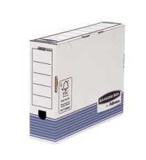 Scatola archivio Bankers Box System - A4 - 26x31,5 cm -  dorso 8 cm - Fellowes Scatola archivio Bankers Box System - A4 - 26x31,5 cm -  dorso 8 cm - Fellowes