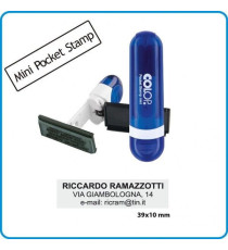Timbro Colop mini pocket autoinchiostrante tascabile personalizzato misura 10X39mm personalizzabile max 3 righe alta qualità Timbro Colop mini pocket autoinchiostrante tascabile personalizzato misura 10X39mm personalizzabile max 3 righe alta qualità