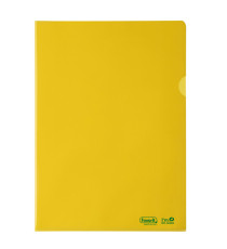 Cartelline a L - 22 x 30 cm - PE Bio-Based - liscio superior - giallo - Favorit - conf. 25 pezzi Cartelline a L - 22 x 30 cm - PE Bio-Based - liscio superior - giallo - Favorit - conf. 25 pezzi