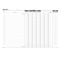Blocco prima nota cassa - 50/50 copie autoricalcanti - 21,5 x 29,7 cm - DU16804C000 - Data Ufficio