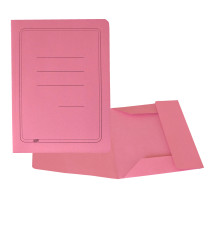 Cartelline 3 lembi - con stampa - cartoncino Manilla 200 gr - 25x33cm - rosa - Cartotecnica del Garda - conf. 50 pezzi Cartelline 3 lembi - con stampa - cartoncino Manilla 200 gr - 25x33cm - rosa - Cartotecnica del Garda - conf. 50 pezzi