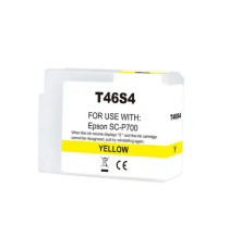 Cartuccia T46S4 giallo C13T46S400 ink pigmentato compatibile per Epson SureColor SC-P700,SC-P706 capacità 25ml