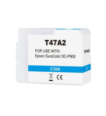 Cartuccia T47A2 ciano C13T47A200 ink pigmentato compatibile per Epson SureColor SC-P900 capacità 50ml