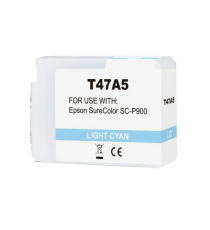 Cartuccia T47A5 light ciano C13T47A500 ink pigmentato compatibile per Epson SureColor SC-P900 capacità 50ml