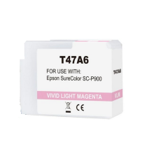Cartuccia T47A6 light magenta C13T47A600 ink pigmentato compatibile per Epson SureColor SC-P900 capacità 50ml