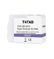 Cartuccia T47AD viola C13T47AD00 ink pigmentato compatibile per Epson SureColor SC-P900 capacità 50ml