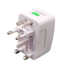 Adattatore da viaggio universale - bianco - MKC Melchioni Adattatore da viaggio universale - bianco - MKC Melchioni
