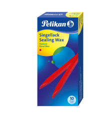 Ceralacca rossa - per lettere 60/10 - superfici ruvide - stecche da 600 gr - Pelikan