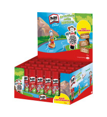 Colla Stick Avventura nella natura - 43 gr - bianco - Pritt - expo 40 pezzi