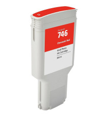 Cartuccia Hp 746R rosso P2V81A ink pigmentato  per Hp Designjet Z6,Z9,24,44-Zoll Ps capacità 300ml