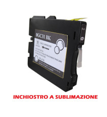 Cartuccia GC31BK nero inchiostro a sublimazione 405688,405701 compatibile per Ricoh GX e2600,e3000N,e3300N GC31K capacità 32ml