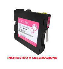 Cartuccia GC31M magenta inchiostro a sublimazione 405690,405703 compatibile per Ricoh GX e2600,e3000N,e3300N GC31M capacità 32ml