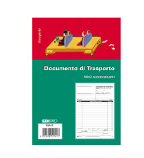 Blocco DDT - 50/50 fogli autoricalcanti - 23 x 15cm - Edipro