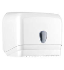 Dispenser per asciugamani in rotolo/fogli - 30x19,5x25,1 cm - bianco - Mar Plast Dispenser per asciugamani in rotolo/fogli - 30x19,5x25,1 cm - bianco - Mar Plast