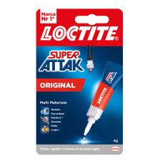 Colla Super Attak Original - 4 gr - trasparente - Loctite
