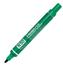 Marcatore permanente N50 - punta tonda - verde - Pentel