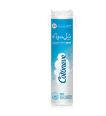Dischetti levatrucco in cotone - Cotoneve - busta da 100 pezzi