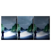 Torcia a LED XHP50 Torcia tattica USB ricaricabile Impermeabile da Campeggio in alluminio - 1500lm - illuminazione fino a 300mt Torcia a LED XHP50 Torcia tattica USB ricaricabile Impermeabile da Campeggio in alluminio - 1500lm - illuminazione fino a 300mt