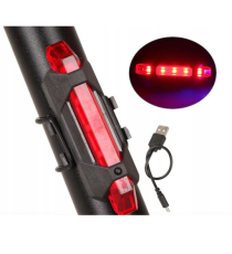 Luci bicicletta LED 1600 lumens anteriore e posteriore - Ricaricabili USB - Lega di Alluminio - Doppia batteria al litio 18650 Luci bicicletta LED 1600 lumens anteriore e posteriore - Ricaricabili USB - Lega di Alluminio - Doppia batteria al litio 18650
