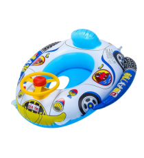 Salvagente per bambini a forma di macchina gonfiabile con volante - in pvc di alta qualità - misura 62cm x 44cm x 25cm Salvagente per bambini a forma di macchina gonfiabile con volante - in pvc di alta qualità - misura 62cm x 44cm x 25cm