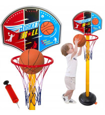 Canestro da basket regolabile per bambini 52-115CM con supporto per bambini, palla e pompa inclusi - Baby basketball toy Canestro da basket regolabile per bambini 52-115CM con supporto per bambini, palla e pompa inclusi - Baby basketball toy