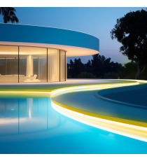 Striscia led solare 5mt + 2mt cavo 6500K Luce fredda 50W 500lumen IP65 da esterno - 60 LEDs/m 2835 (3.2V/150mA) durata max. 14h