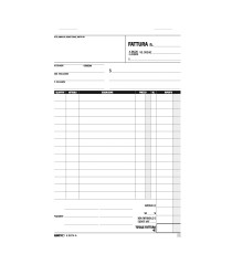 Blocco fatture 1 aliquota Iva - 50/50 fogli autoricalcanti - 23 x 15cm - Edipro