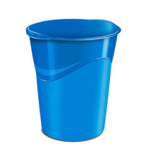 Cestino Gloss -  altezza 33,4 cm - diametro 30,5 cm - 14 L - blu oceano - CEP Cestino Gloss -  altezza 33,4 cm - diametro 30,5 cm - 14 L - blu oceano - CEP