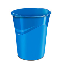 Cestino Gloss -  altezza 33,4 cm - diametro 30,5 cm - 14 L - blu oceano - CEP Cestino Gloss -  altezza 33,4 cm - diametro 30,5 cm - 14 L - blu oceano - CEP