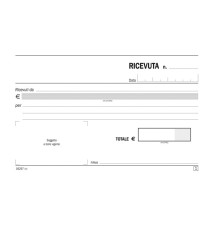 Blocco ricevute generiche - 50/50 copie autoricalcanti - 10 x 16,8 cm - DU162570000 - Data Ufficio Blocco ricevute generiche - 50/50 copie autoricalcanti - 10 x 16,8 cm - DU162570000 - Data Ufficio