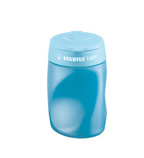 Temperamatite Easy con contenitore - 3 fori  - ergonomico - blu - per destrimani - Stabilo Temperamatite Easy con contenitore - 3 fori  - ergonomico - blu - per destrimani - Stabilo